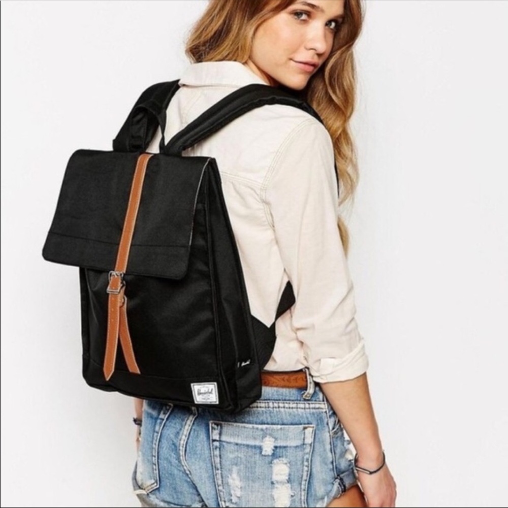Herschel black city backpack